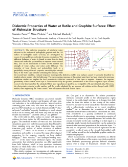 Dielectric Properties of Water at Rutile and Graphite Surfaces: Effect