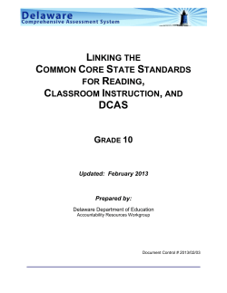 Grade 10 - Delaware Department of Education