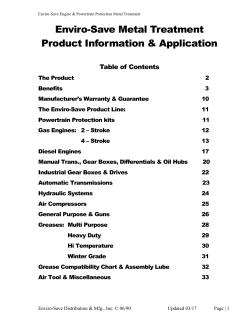 Product Info / Application