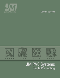 JM PVC Brochure - Johns Manville