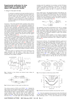 Experimental verification for time advancement of negative group