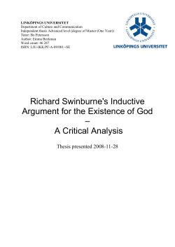 Swinburnes view of rationality