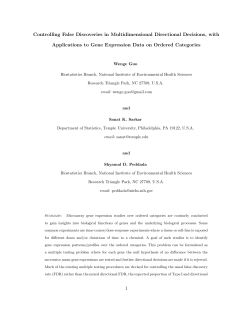 Controlling False Discoveries in Multidimensional Directional