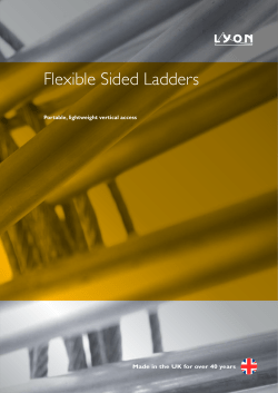 Flexible Sided Ladders