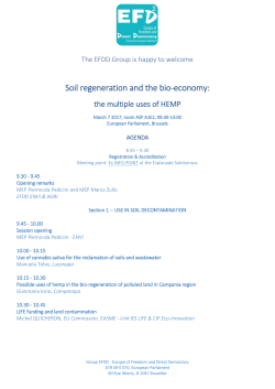 Soil regeneration and the bio-economy