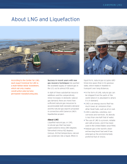 About LNG and Liquefaction