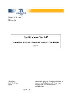 Storification of the Self