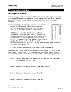 Sample lessons from week 9