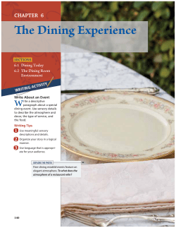 The Dining Experience