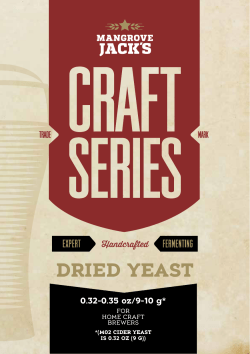 dried yeast - Grainfather