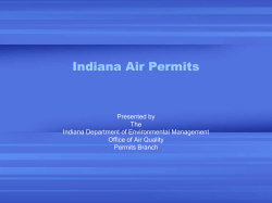 Indiana Air Permits - Northwest Indiana Forum