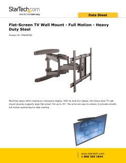 Flat-Screen TV Wall Mount - Full Motion