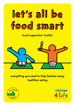 Be Food Smart Local Supporters Guide