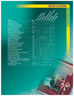 mathematics - Pearson School