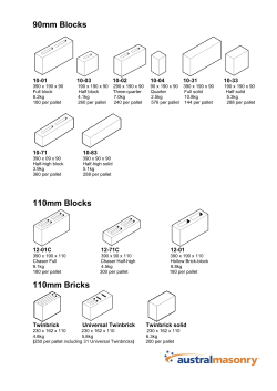 90mm Blocks - ACT Masonry