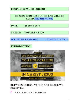 Notes - Heartfelt Church