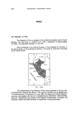 The Republic of Peru is situated in the central and western part of