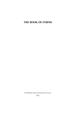 Book of Forms