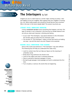 The Interlopers by Saki