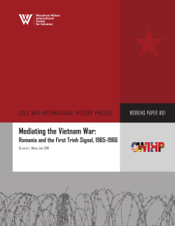 Mediating the Vietnam War: