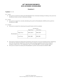 ap&reg; microeconomics 2015 scoring guidelines