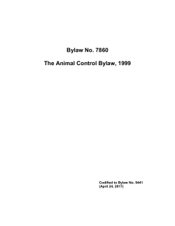 _BYLAW NO - City of Saskatoon