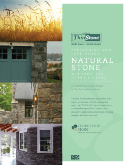 NATURAL STONE - Connecticut Stone