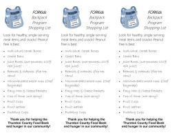 FORKids - Thurston County Food Bank