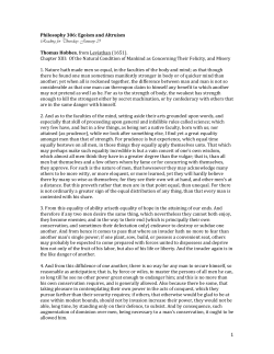 Hobbes - Leviathan (VIII) | Butler