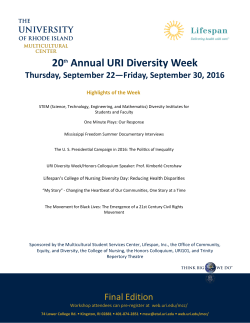 Diversity Week 2016 - 400 Bad Request