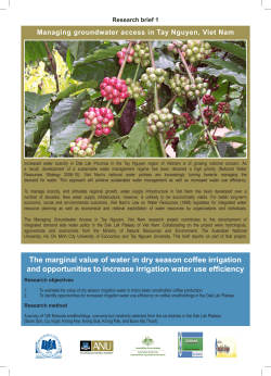 English brief - Crawford School of Public Policy