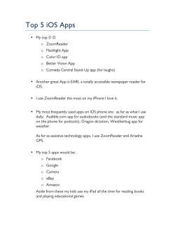 Top 5 iOS Apps