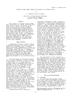 Finding Picture Edges through Collinearity of Feature Points