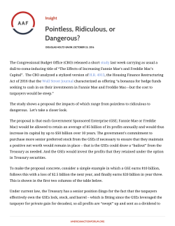 Pointless, Ridiculous, or Dangerous?