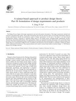 A science-based approach to product design theory Part II