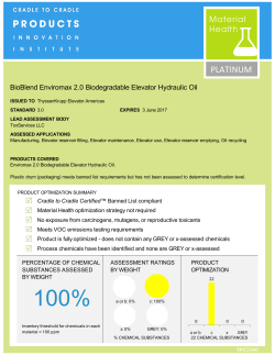 enviromax Certificate - thyssenkrupp Elevator America