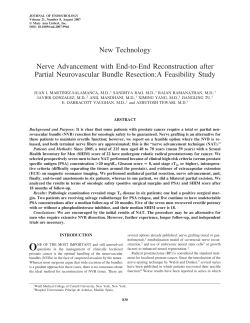 Nerve Advancement with End-to-End Reconstruction after Partial