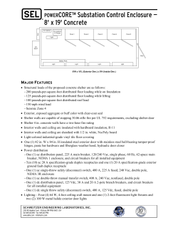 POWERCORE&trade; Substation Control Enclosure &mdash; 8` x 19