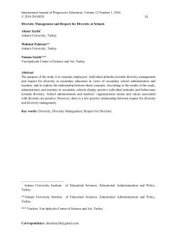 International Journal of Progressive Education, Volume