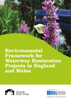 Environmental Framework for Waterway Restoration Projects in