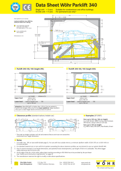 Data Sheet Wöhr Parklift 340