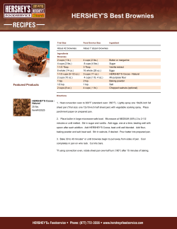 HERSHEY`S Best Brownies