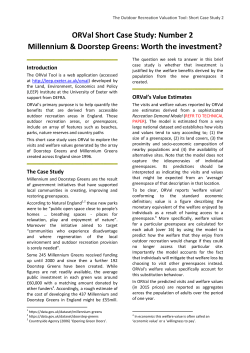 ORVal Case study number 2