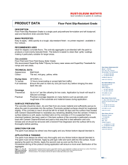 Product Data Sheet