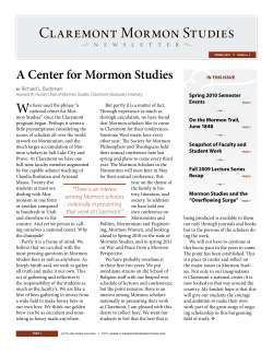 PDF - Claremont Mormon Studies