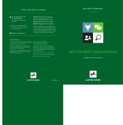 Not-For-Profit Organisations