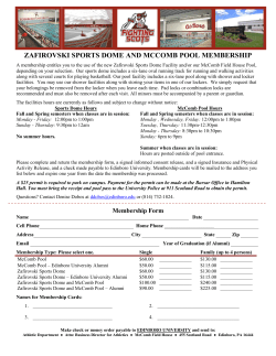 Membership Application