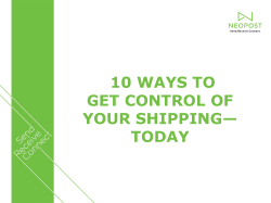 Webinar Presentation