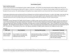 Social Studies Grade 6 - Evanston/Skokie School District 65