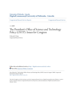 The President`s Office of Science and Technology Policy (OSTP